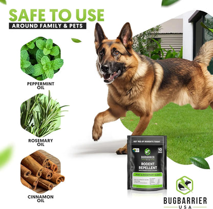 BugBarrier™ Mouse Repellent Pouches (10 Pack)